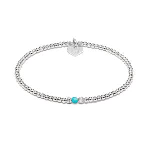 Annie Haak Aster Silver Bracelet - Turquoise B2235-17