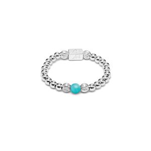 Annie Haak Aster Silver Ring - Turquoise