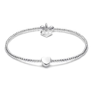 Annie Haak Dainty Boxed Heart Silver Bracelet B0062-17