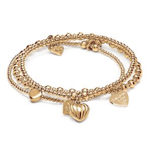 Annie Haak Hearts of Love Bracelet Stack Gold