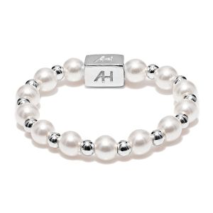 Annie Haak Hebe Pearl and Silver Ring. Item code R0416