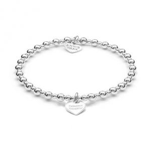 Annie Haak Mini Orchid Silver Charm Bracelet - Fabulous Daughter