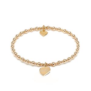 Annie Haak Mini Orchid Gold Charm Bracelet - Love You