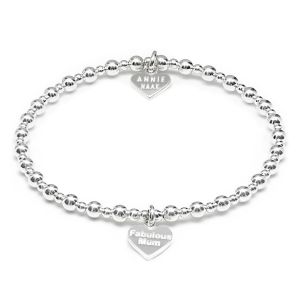 Annie Haak Mini Orchid Silver Charm Bracelet - Fabulous Mum