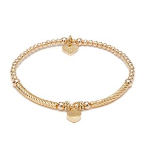Annie Haak Pipa Boxed Heart Gold Charm Bracelet