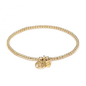 Annie Haak Santeenie Gold Charm Bracelet - Tree of Life