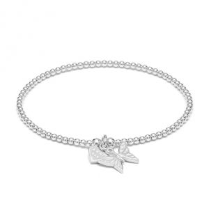 Annie Haak Santeenie Silver Butterfly Charm Bracelet 