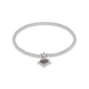 Annie Haak Santeenie Silver Charm Bracelet - Labradorite