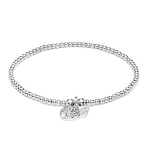 Annie Haak Santeenie Silver Charm Bracelet - Tree of Life B1009-17, B1009-19