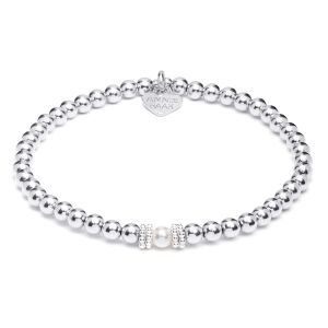 Annie Haak Seri Silver Bracelet with Pearl Bead