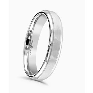 Brown & Newirth 'Crater' Mens Wedding Band, For Him