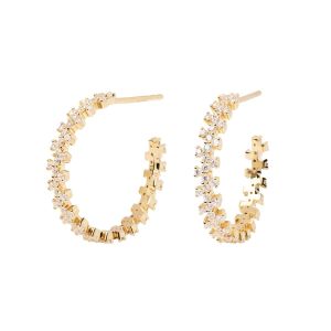 PDPaola Crown Gold Earrings AR01-579-U