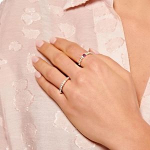 Annie Haak Aster Silver Ring - Pearl R0345