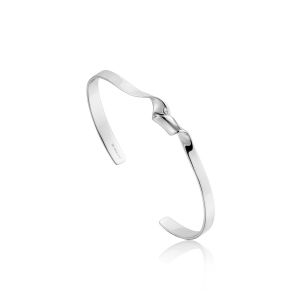 Ania Haie Twist Cuff - Silver B012-01H