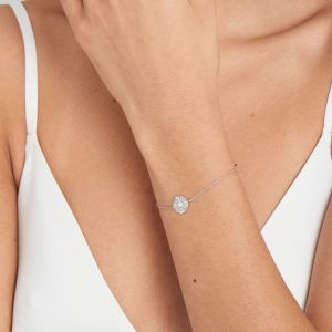 Ania Haie Scattered Stars Kyoto Opal Disc Bracelet - Silver - B034-02H