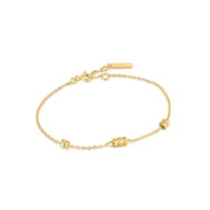 Ania Haie Smooth Twist Chain Bracelet - Gold - B038_01G
