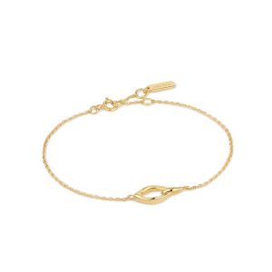 Ania Haie Gold Wave Link Bracelet - B044-01G