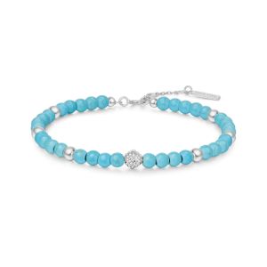 Ania Haie Lab Created Turquoise Silver Bracelet - B063-04H