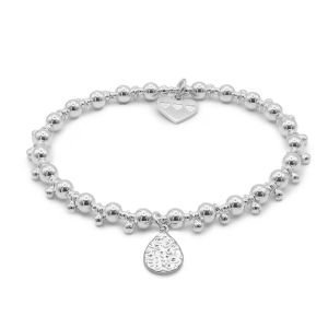 Annie Haak Creation Teardrop Silver Charm Bracelet - Preserve and Cherish