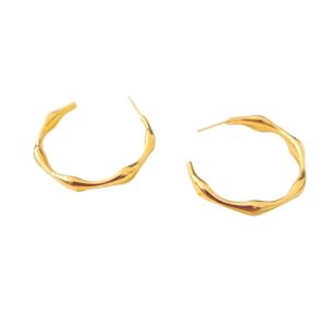 Shyla London Balearic Gold Hoop Earrings