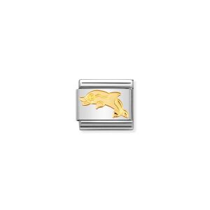Nomination Classic Gold Animals of the Sea Dolphin Charm 