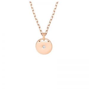 Swarovski Small Pendant Necklace - Rose-gold Plating 5548069