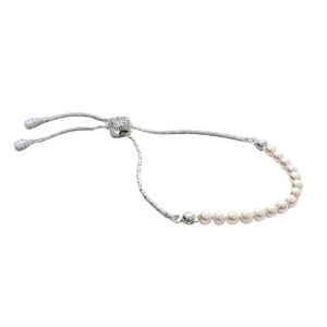 Ivory & Co Carlisle Pearl Toggle Rhodium Bracelet - CarlisleBracelet