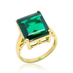 Shyla London Claudia Statement Ring - Emerald