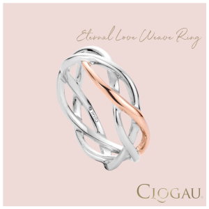 Clogau Eternal Love Weave Ring 3SCMG54