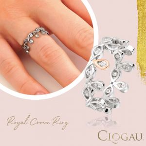 Clogau Royal Crown Ring 3SRCSR