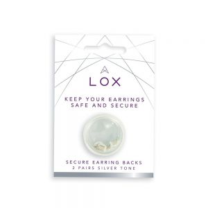 Connoisseurs Lox Silver Tone Secure Earring Backs - LOX 2SE