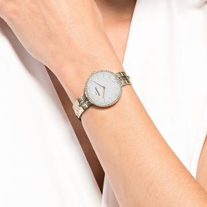 Swarovski Cosmopolitan Watch - Metal Bracelet Gold Tone With Crystals 5517794