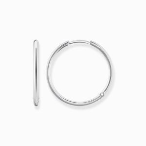 Thomas Sabo Silver Hoop Earrings - cr610-001-12