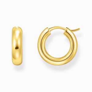Thomas Sabo Medium Chunky Hoop Earrings - Gold - CR747-413-39