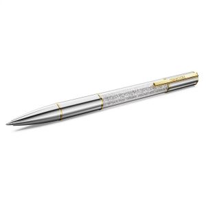 Swarovski Crystalline Lustre Ballpoint Pen Silver Gold Tone Plated