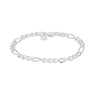 IX Chunky Figaro Bracelet - Silver DMV0341SL19