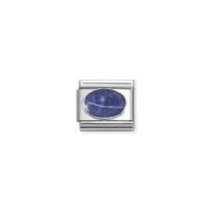 Nomination Classic Charm Silver with Sodalite Matte Stone - 330510_42