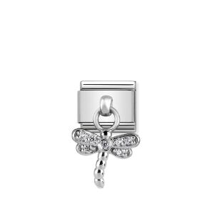 Nomination Classic Zirconia Dragonfly Charm - 331800/13