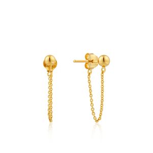 Ania Haie Modern Chain Stud Earrings - Gold E002-06G