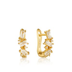 Ania Haie Glow Cluster Huggie Earrings - Gold E018-03G 