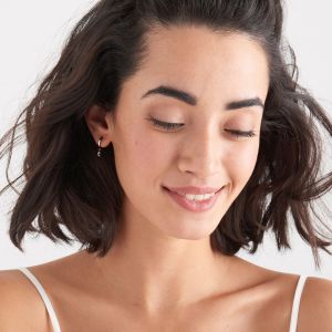 Ania Haie Glow Huggie Hoop Earrings - Silver E018-09H