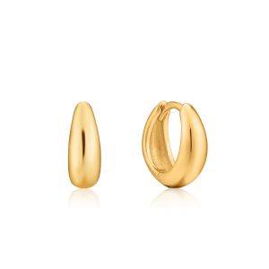 Ania Haie Luxe Huggie Hoop Earrings - Gold E024-03G