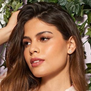 Annie Haak Flower Cup Gold Plated Stud Earrings