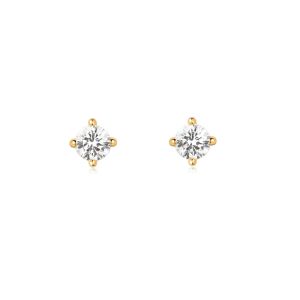 Ania Haie Gold Solitaire Stud Earrings