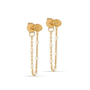 Enamel Copenhagen Lola Daisy Gold Earrings
