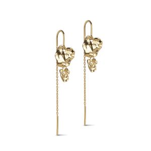 Enamel Copenhagen Kim Gold Earrings. Item code E328GM.
