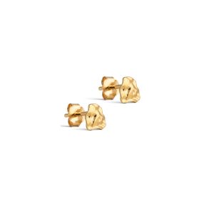 Enamel Copenhagen Rio Gold Stud Earrings. Item code E332GM.
