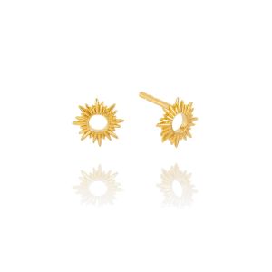 Rachel Jackson Eternal Sun Stud Earrings Gold