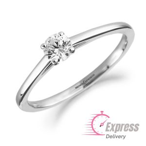 Brown & Newirth Classic White Gold Solitaire Engagement Ring