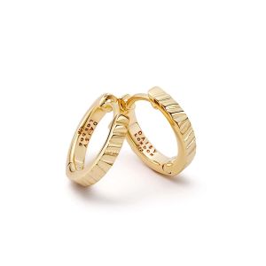 Daisy  Estée Lalonde Sunburst Huggie Earrings - Gold - ELE17_GP